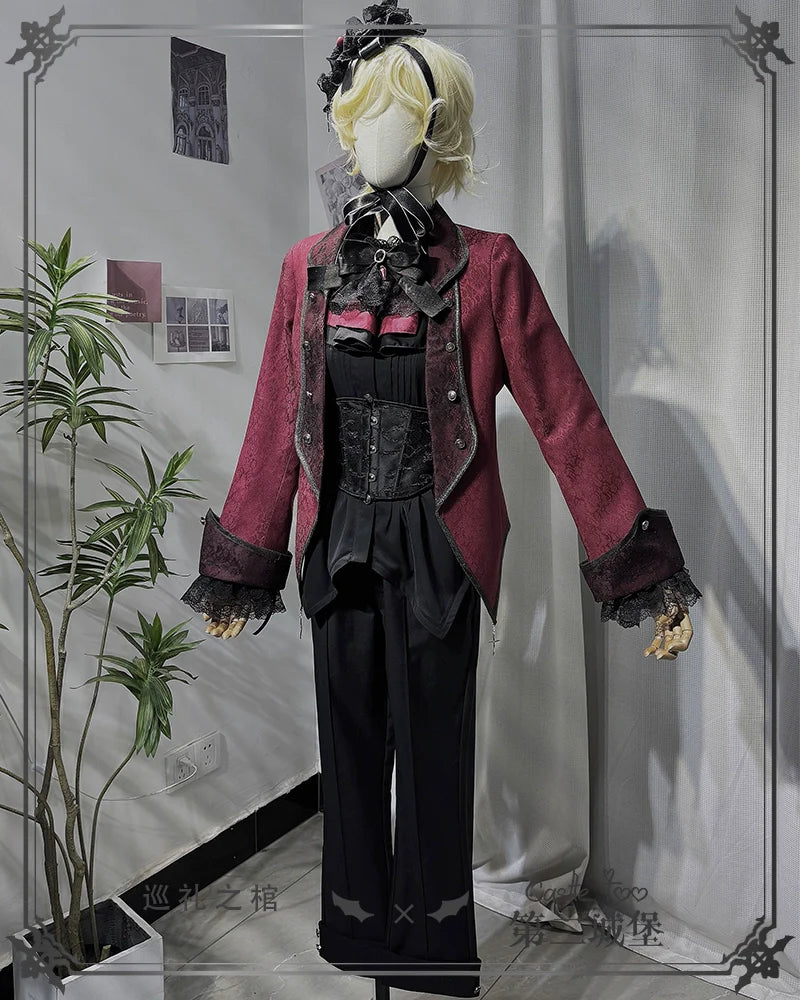 CastleToo - Coffin of Pilgrimage - Medieval European Ouji Lolita Shirt & Pants Suit