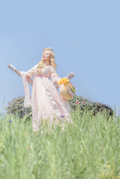 Miss Point - The Sally Gardens - Elegant Lolita Lotus Sleeves OP Dress