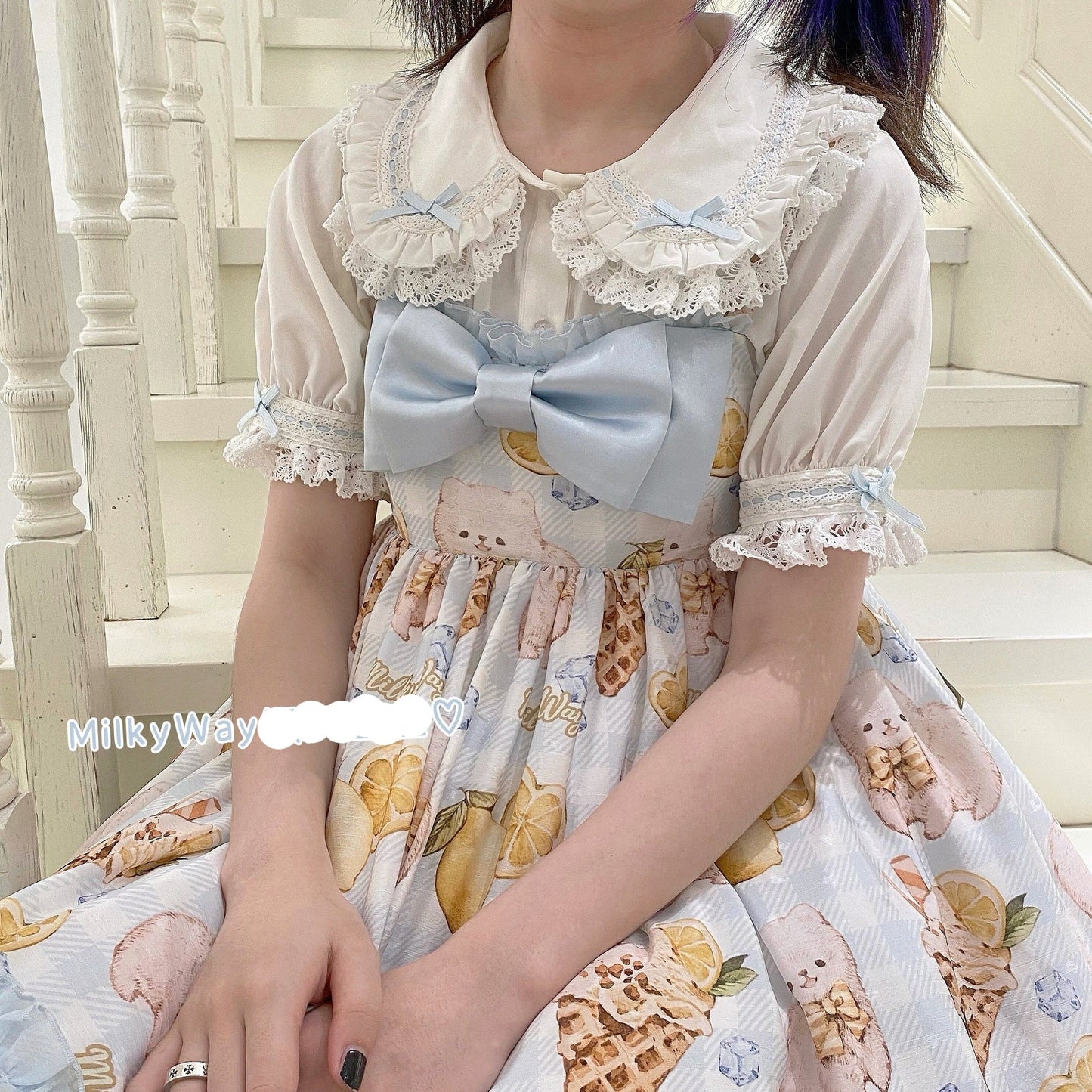 Milky Way - Lemon Puppy Lolita JSK Dress