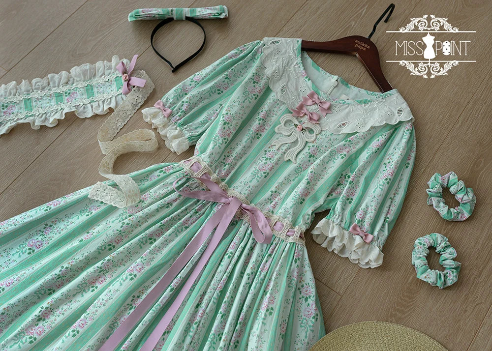 Miss Point - Customized Elegant Lolita OP Dress Cute Daily Girl Short Lolita Dress