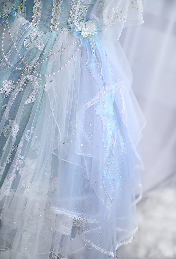FantasyMirror - Exquisite Butterfly JSK Floral Wedding Lolita JSK Dress