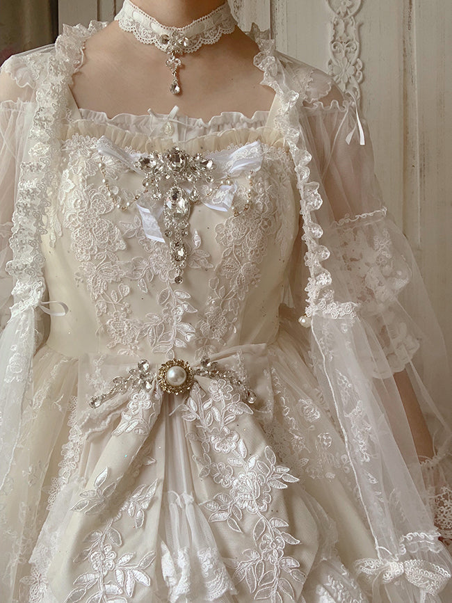 Sweet Wood - Secret Garden In Midsummer - Elegant Lolita Bridal JSK