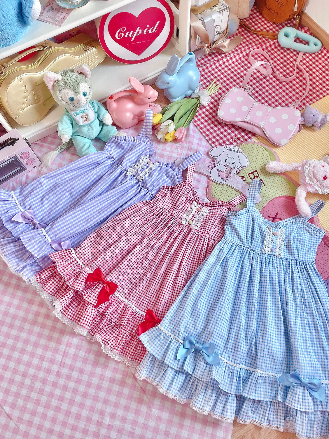 Fluff Mollie - Split Pea Breakfast - Kawaii Lolita Cotton JSK