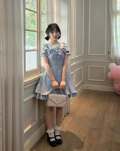 Sweet Wood - Plus Size Lolita OP Dress Summer Dress