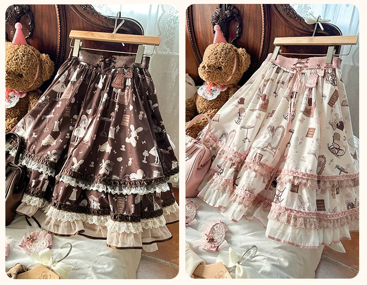 Mademoiselle Pearl - Lovely Lolita Dress OP Cloak Blouse SK Set