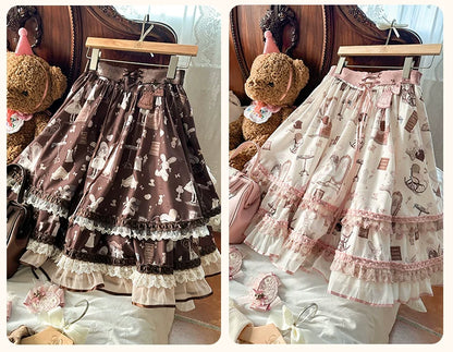 Mademoiselle Pearl - Lovely Lolita Dress OP Cloak Blouse SK Set