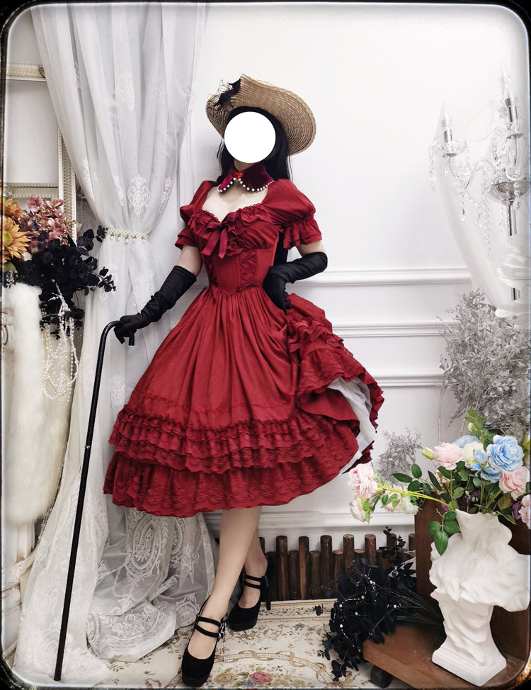 Sweet Wood - CLA Vintage French Lolita OP Dress