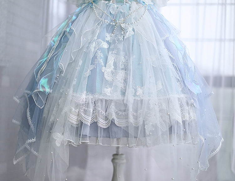 FantasyMirror - Exquisite Butterfly JSK Floral Wedding Lolita JSK Dress