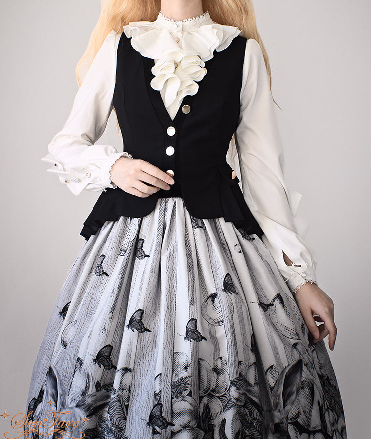 Sentaro - Dark Forest - Elegant Baroque Lolita Blouse
