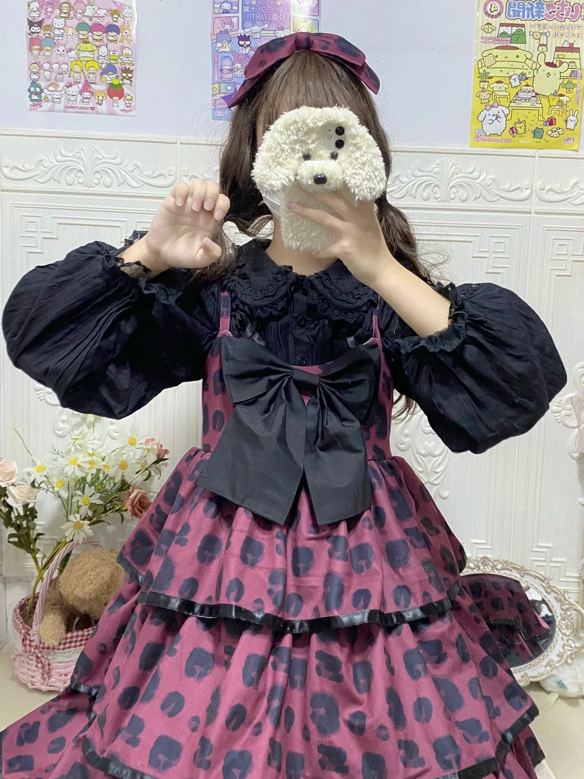 DMFS Lolita - Sweet Lolita Shirt Doll Collar Blouse High-waisted