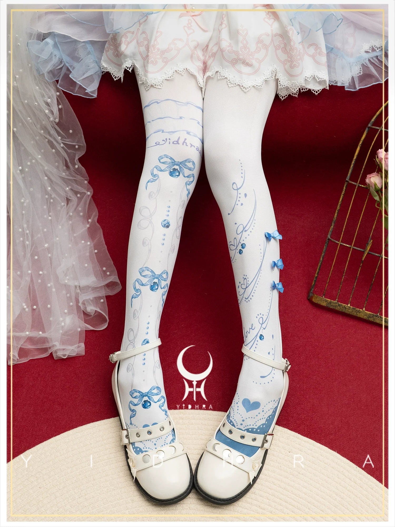Yidhra - Frutomo - Sweet Lolita Printed Pantyhose