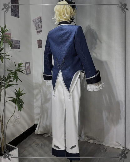 CastleToo - Coffin of Pilgrimage - Medieval European Ouji Lolita Shirt & Pants Suit