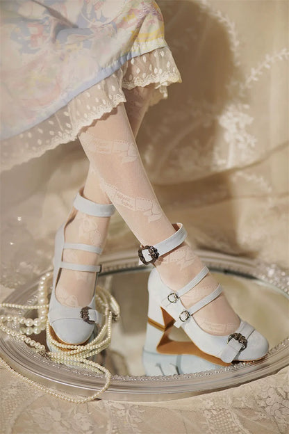 MR.Qiutian - Velia - Elegent Lolita Shoes CLA Thick Heel Shoes