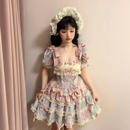 Sweet Wood - Jewel Rose - Plus Size Sweet Lolita Skirt Set in Separate Pieces