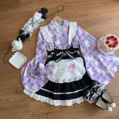 Hanguliang - Han Lolita OP Dress Japanese Style Dress for Summer Wear