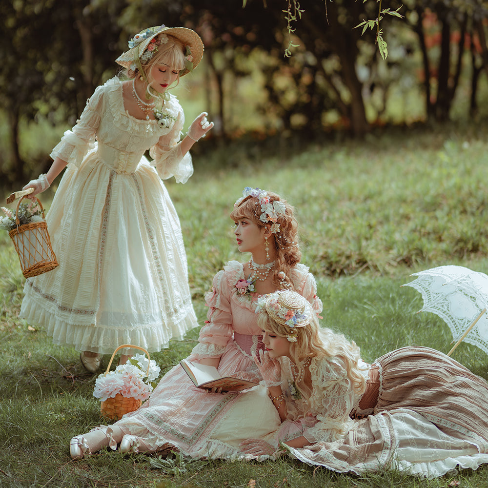 Miss point - Sally's Garden - Lace Cotton Lolita Shawl