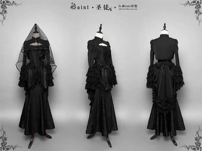 LeMiroir - Saint - Gothic Lolita Bolero Skirt Mermaid Dress Corset