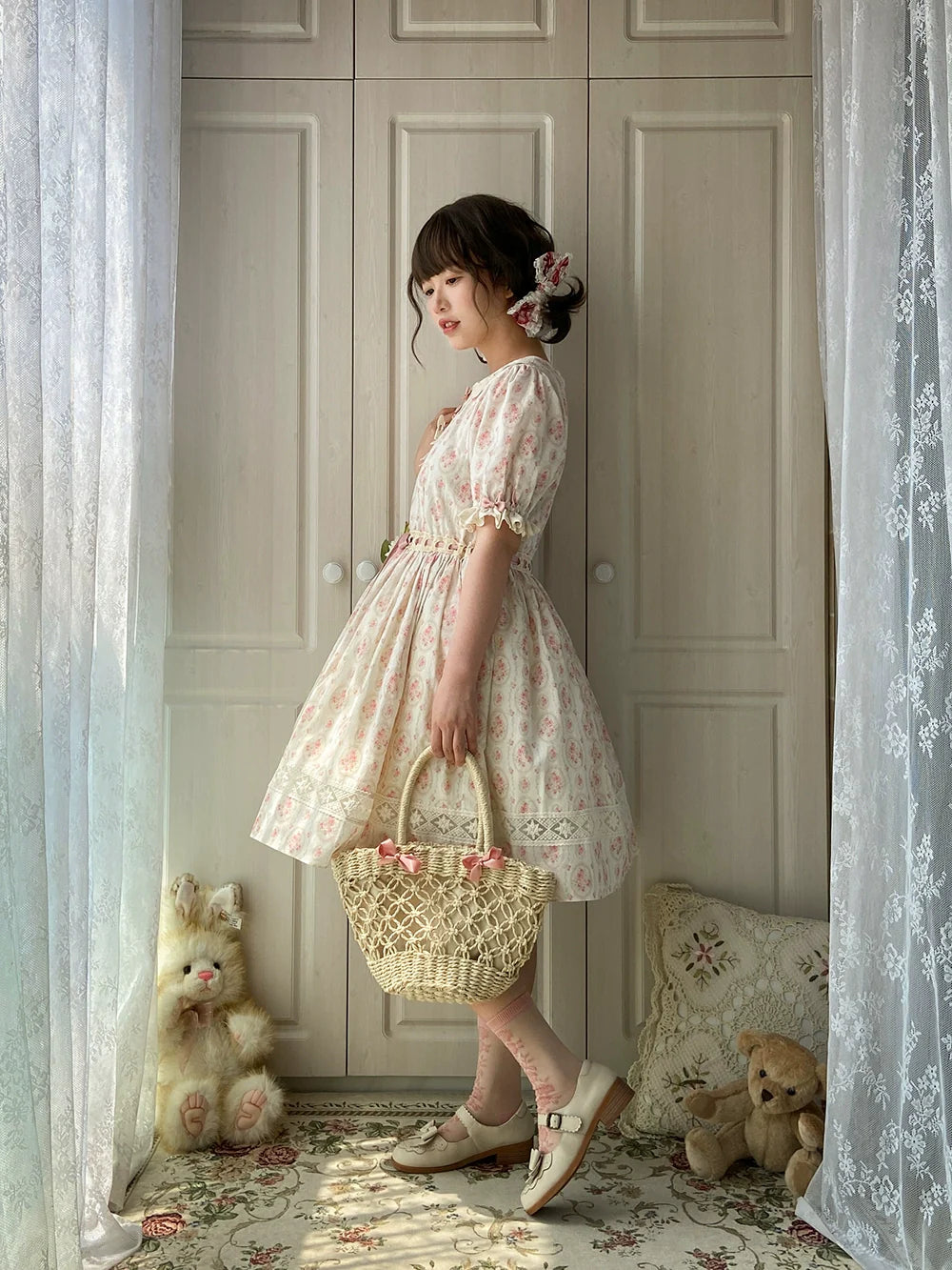 Miss Point - Customized Elegant Lolita OP Dress Cute Daily Girl Short Lolita Dress