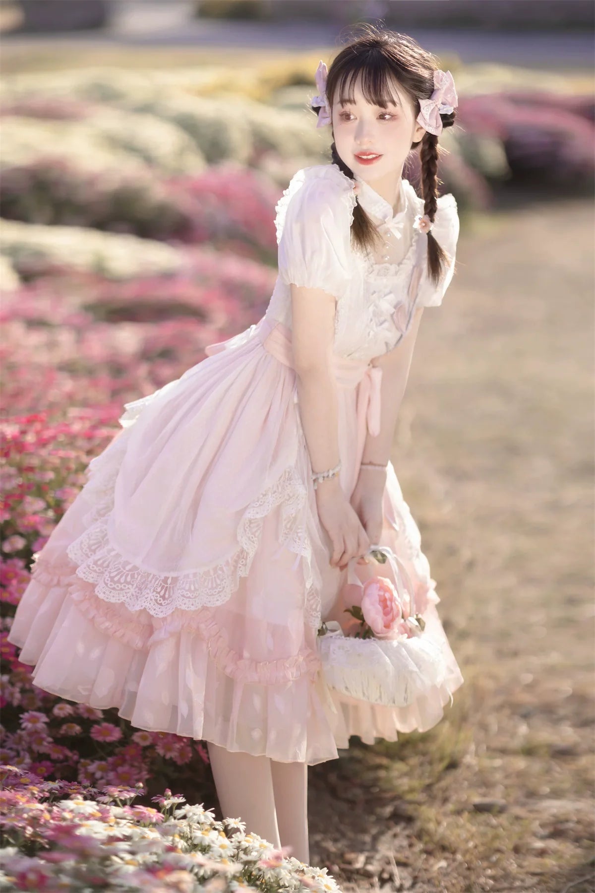 Cornfield Lolita - Elegant Lolita Dress Short Sleeve OP