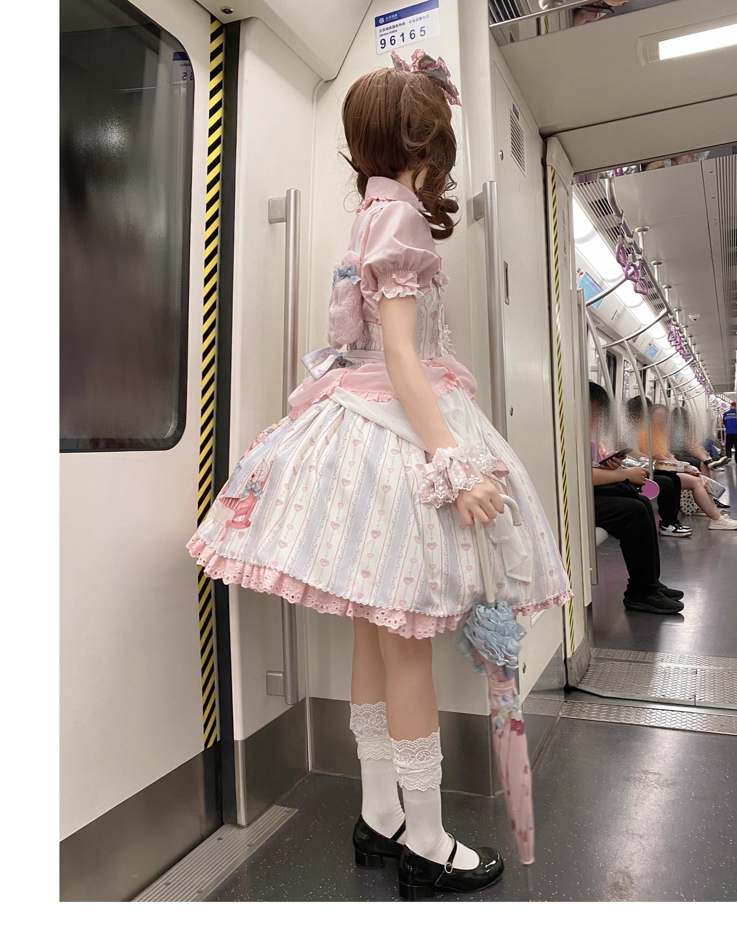 Eternity Spring - Barbie Bear - Sweet Lolita Bear Print JSK and OP