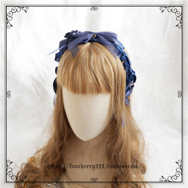 Fox Cherry - Sweet Lolita Bow Hairband Hairclip