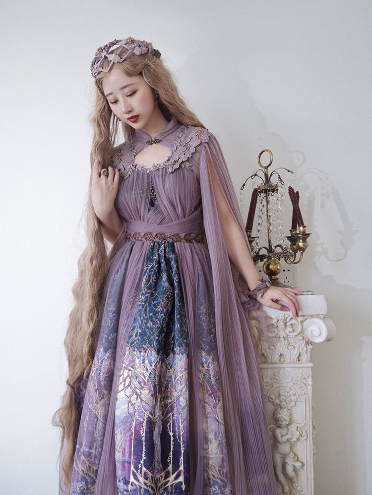 FunCcino - Dense Forest Corridor - Elegant Lolita Jumper Dress