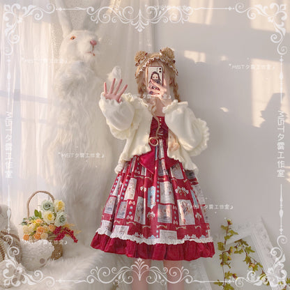 MIST - Small Ointment - Sweet Lolita Thick Sweater Coat Puff Sleeve