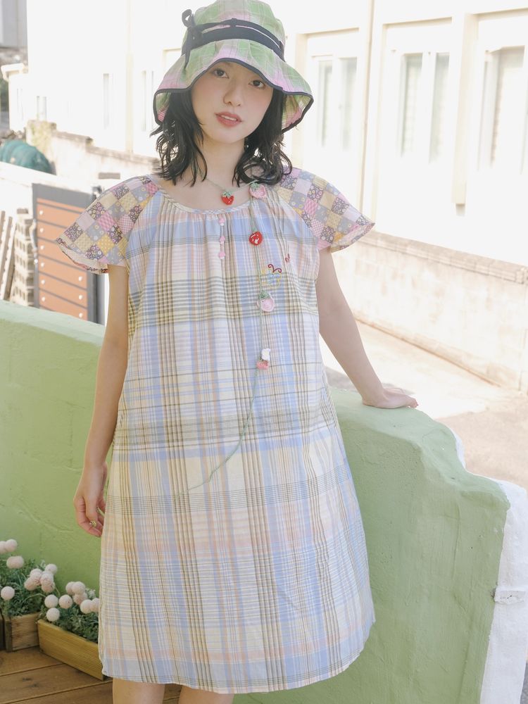 Plaid loose dress【s0000008733】