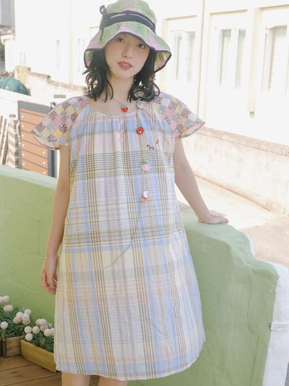 Plaid loose dress【s0000008733】
