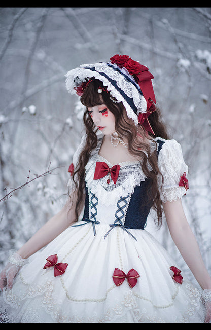 Youpairui - Snow White Sweet Lolita OP Dress