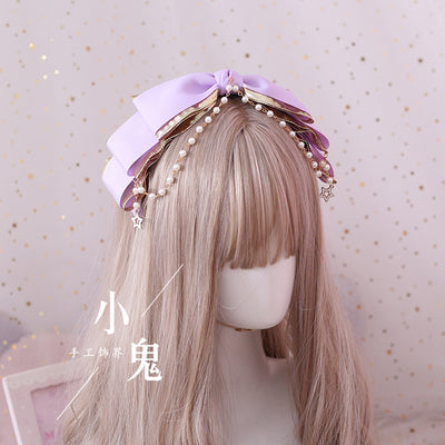 Xiaogui - Gothic Accessories Lolita Bow KC Hairclip