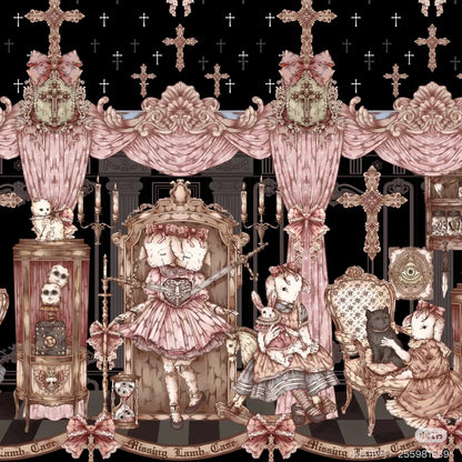 Uncle's Workshop - Missing Lamb Case - Gothic Lolita Dress Set with Sheep Prints