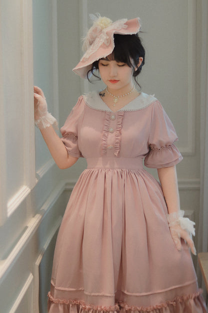 Sweet Wood - Plus Size Vintage Lolita OP Dress