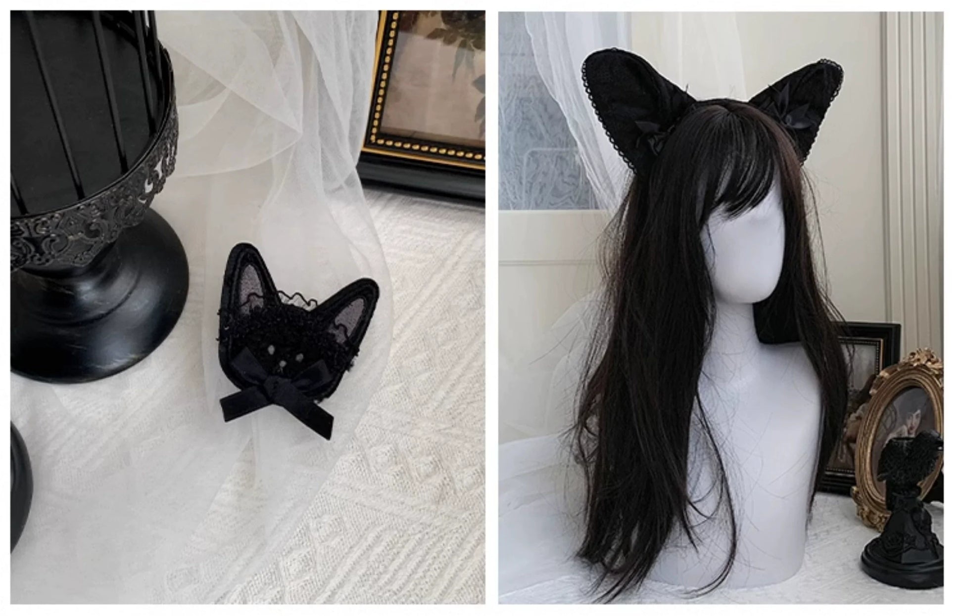 With PUJI - Puppet Box - Kawaii Lolita Bag Lamb Kitten Detachable Bag Dress Hat