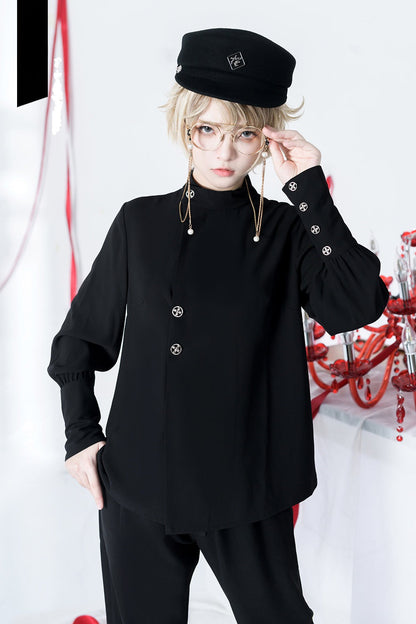 Princess Chronicles - The Stars Change - Stand Collar Ouji Lolita Blouse