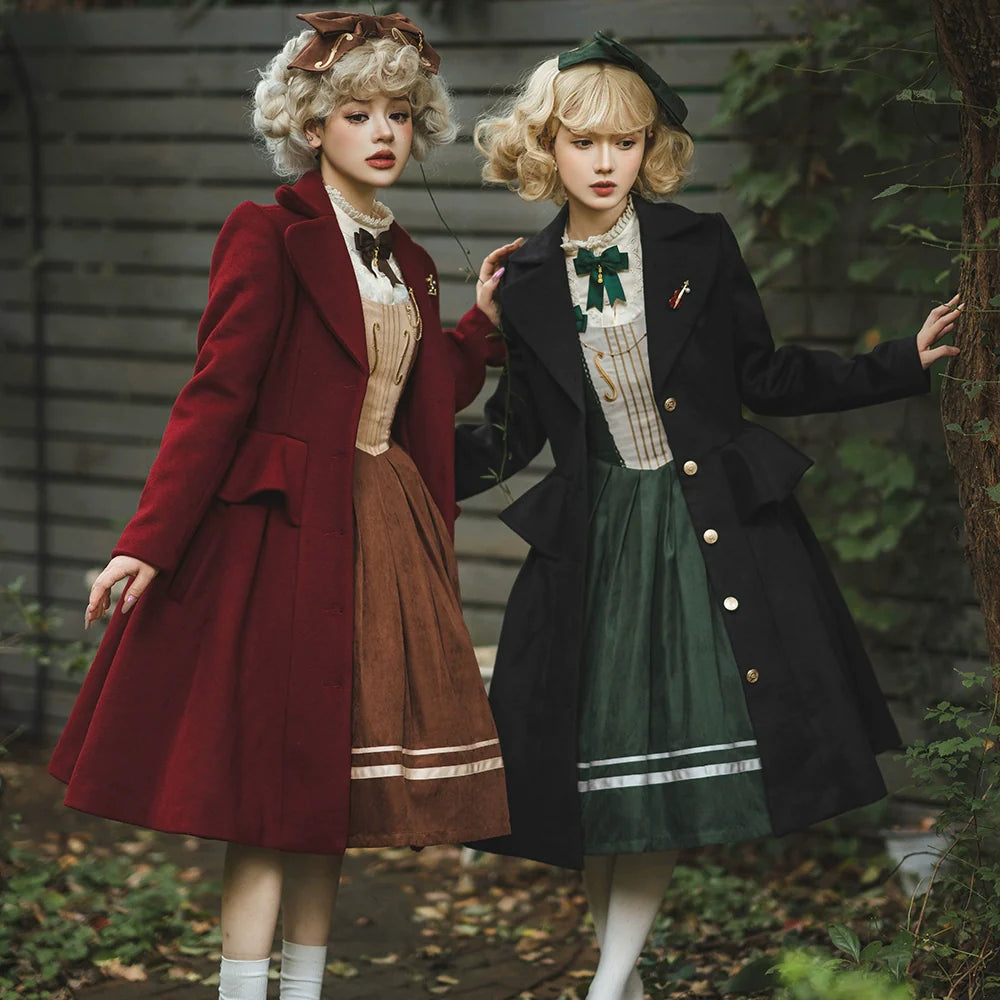 Miss Point - Golden Movement - Elegant Lolita Fishbone Skirt Customized