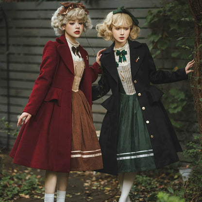 Miss Point - Golden Movement - Elegant Lolita Fishbone Skirt Customized