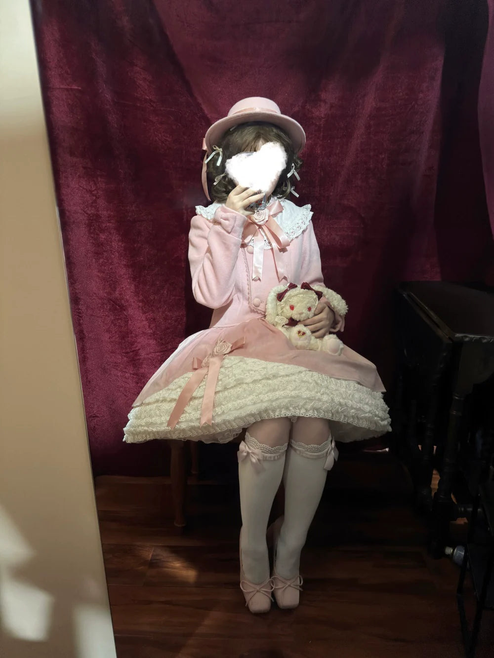 LeMiroir - Winter Solstice - Elegant Lolita Winter Short Coat & SK