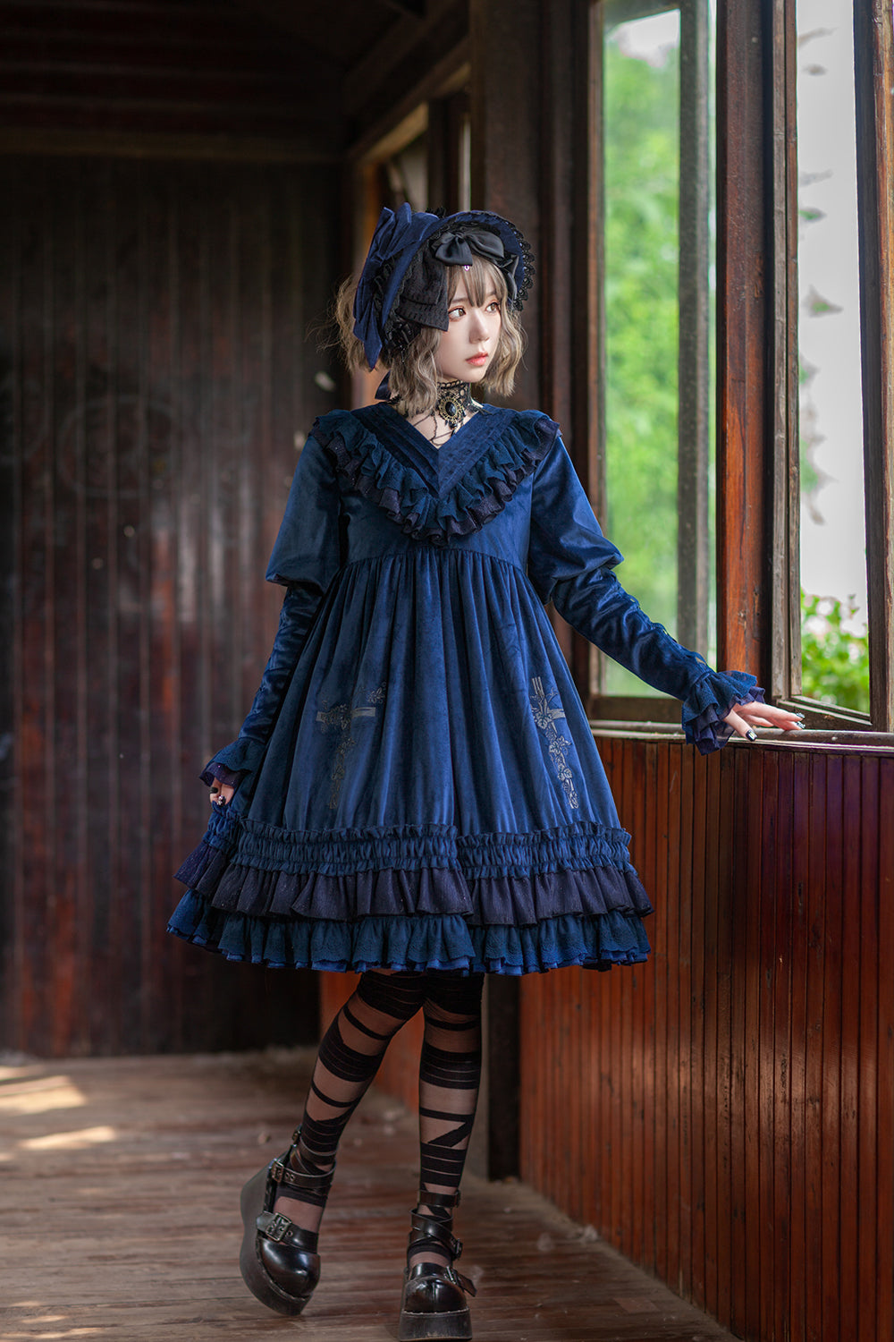 Infanta - Holy Fruit Estate - Gothic Lolita OP Dress Multicolors