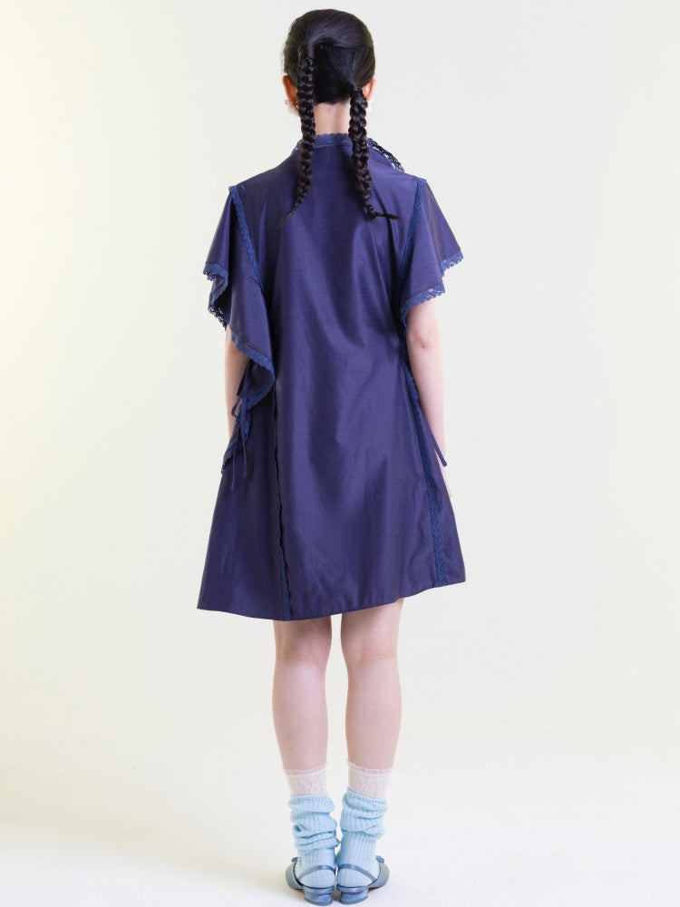 Ruffles Asymmetry Dress【s0000001892】