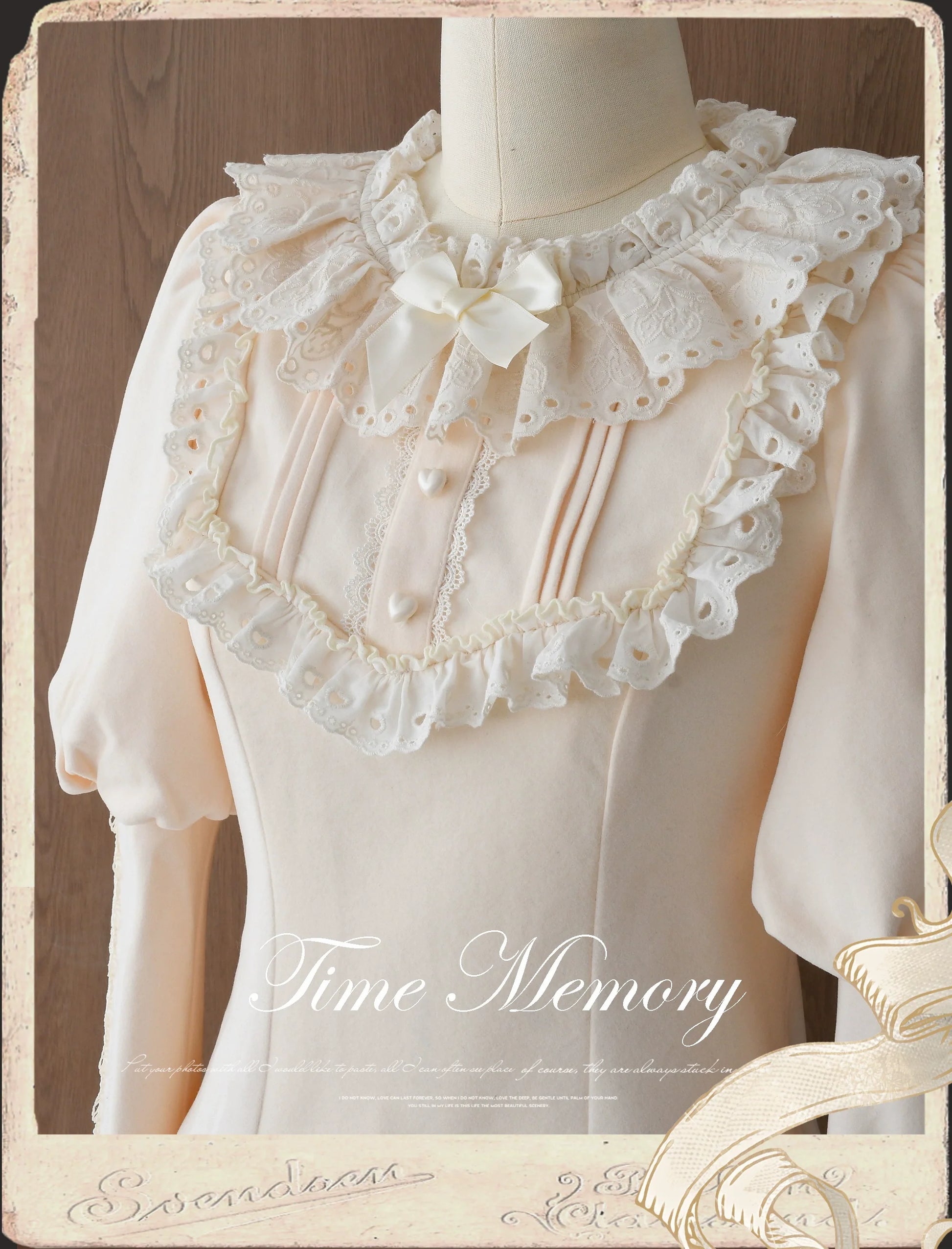 Time Memory - Cozy and Warm - Elegant Lolita Shirt Slimming Mutton Sleeves Blouse