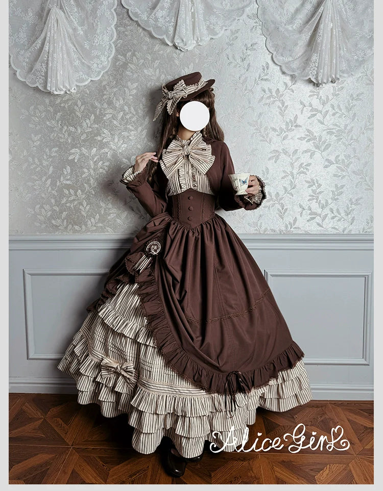 Alice Girl - Duke of Victoria - Classic Lolita Top Hat & Brooch
