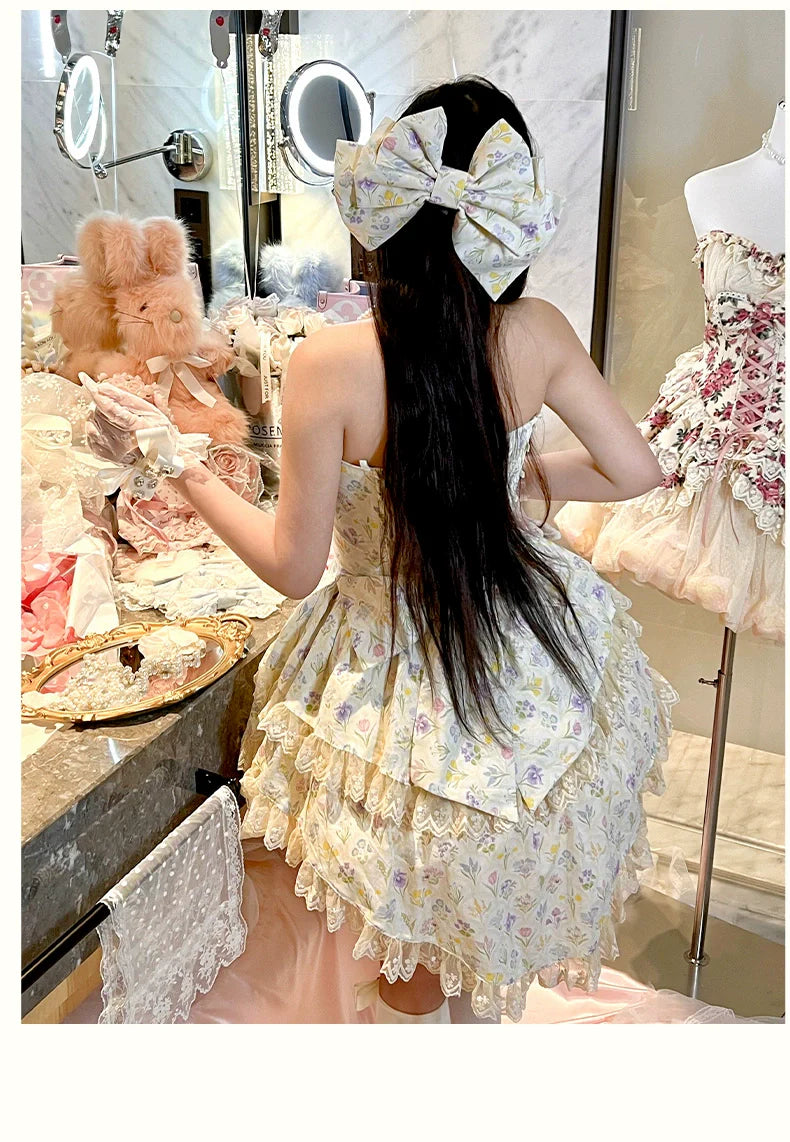 Diamond Honey - Sweet Lolita JSK Dress Sleeveless Dress for Spring Summer