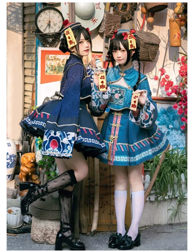 Sakurahime - Little Zombie - Zombie Lolita Jumper Dress Cute Lolita Coat Set