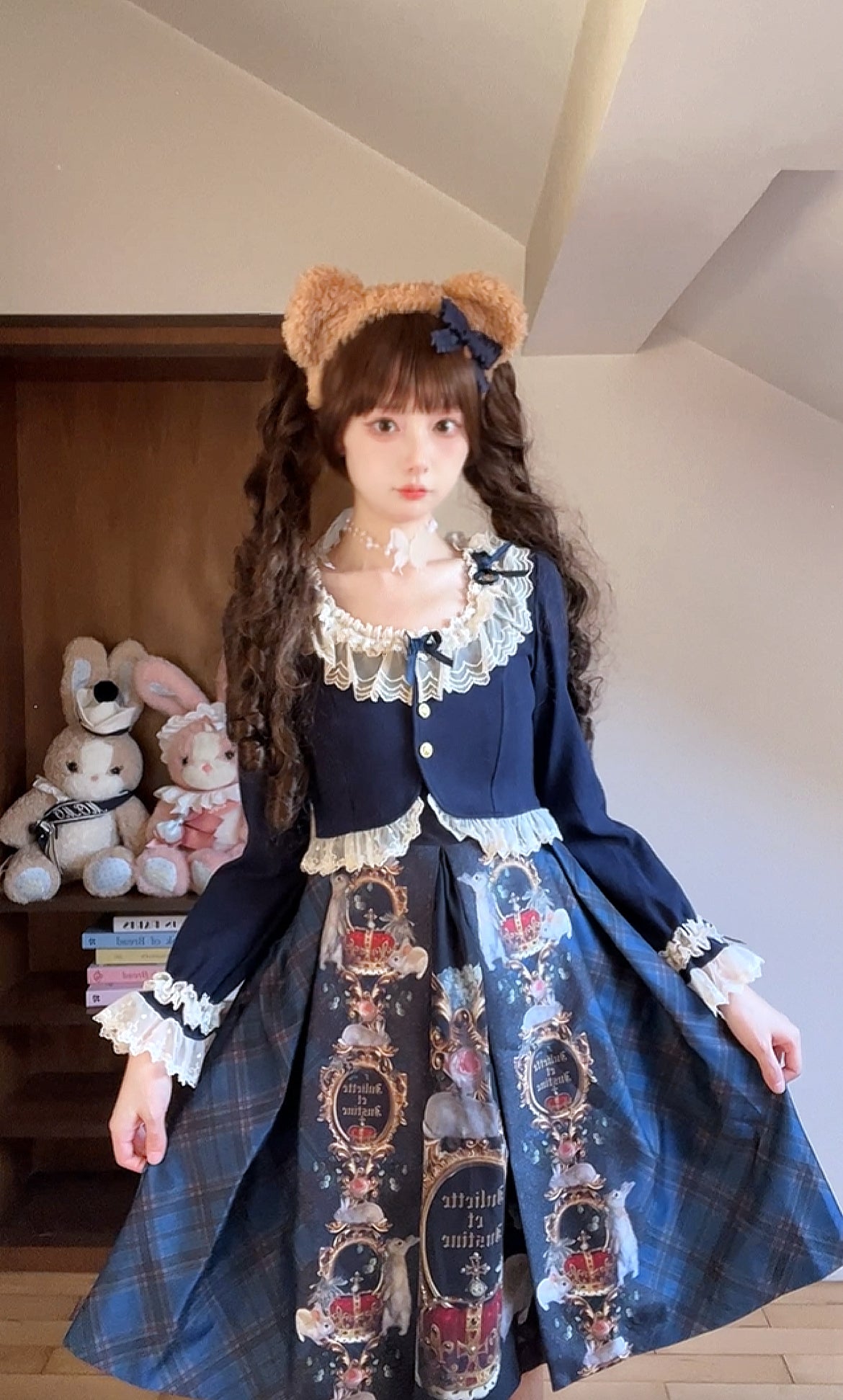Unideer - Prelude - Elegant Lolita Bolero Jacket with Lace Ruffle Frill