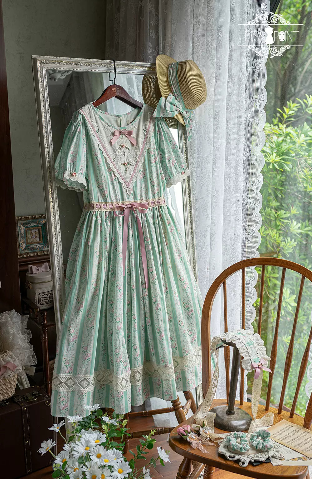 Miss Point - Happy Summer Elegant Lolita Floral OP Dress