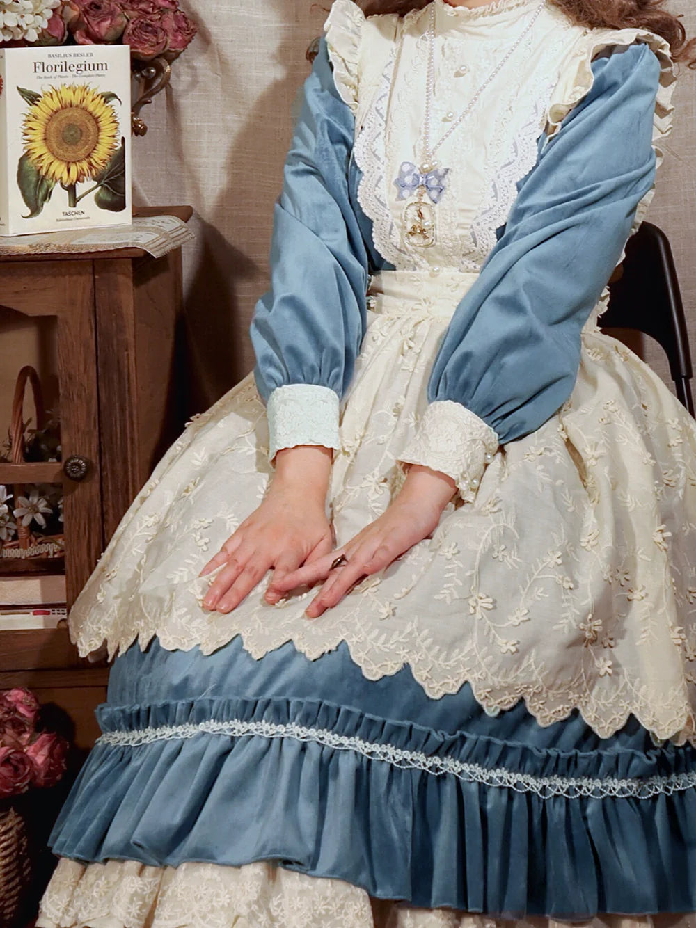 Miss Point - Customized Lolita Dress Vintage Elegant Velvet OP Dress