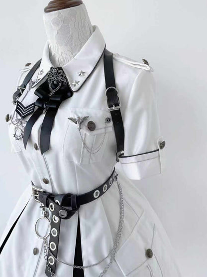 Your Highness - Evil Python 2.0 - Military Lolita Gothic OP Dress