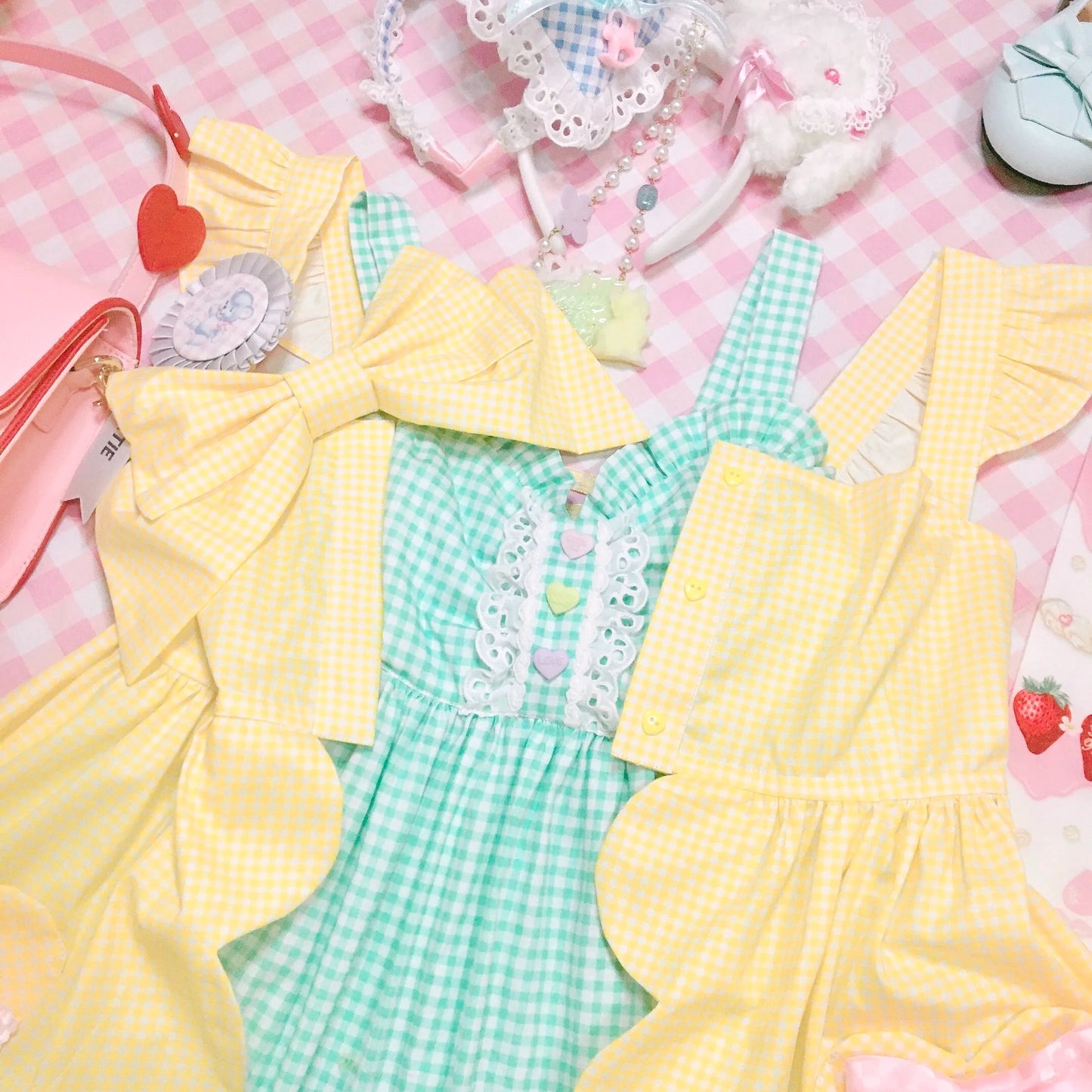 Fluff Mollie - Bean Breakfast - Sweet Lolita Overskirt Daily Daily Petaled Skirt