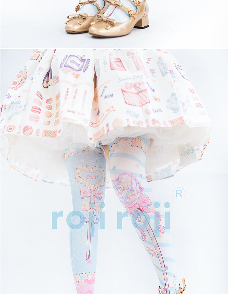 Roji roji - Holy Mace Fairy Kei Lolita Stockings